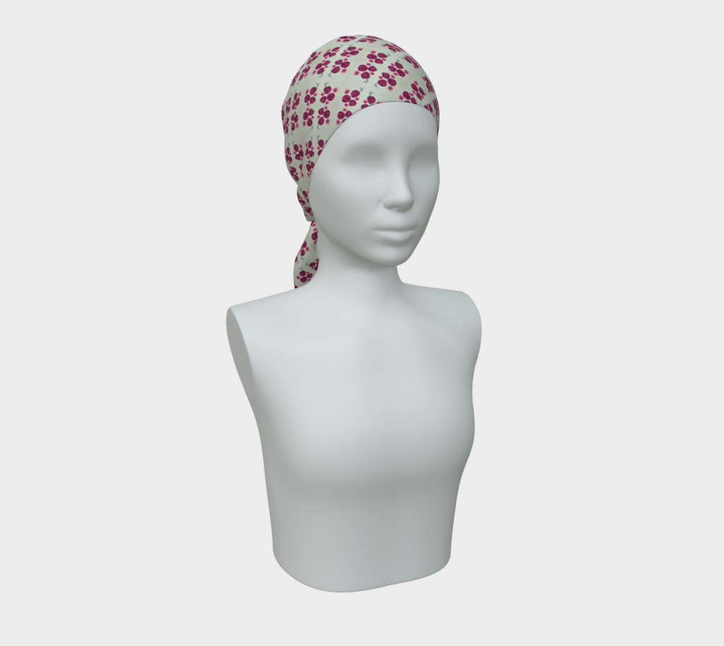 Bold Pink Rose Scarf