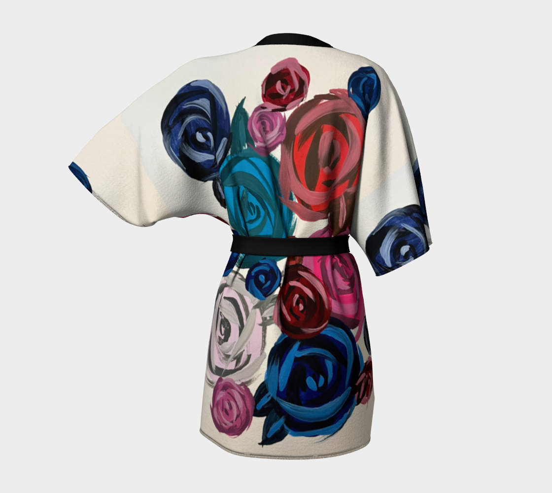 Rose Bouquet Kimono Robe