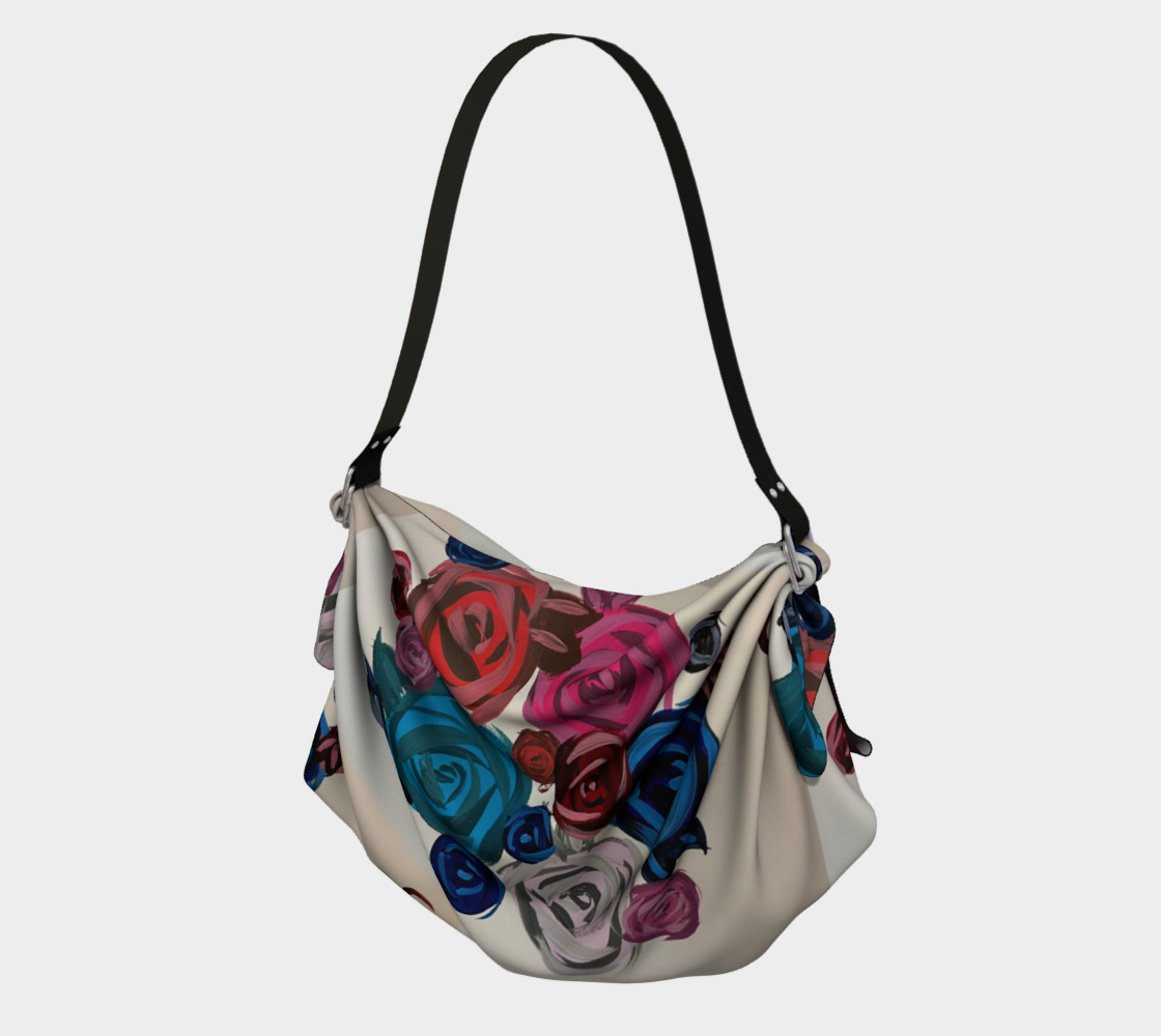 Rose Bouquet Origami Tote