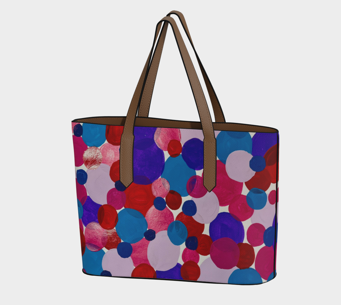 Vibrant Circles VL Tote Bag