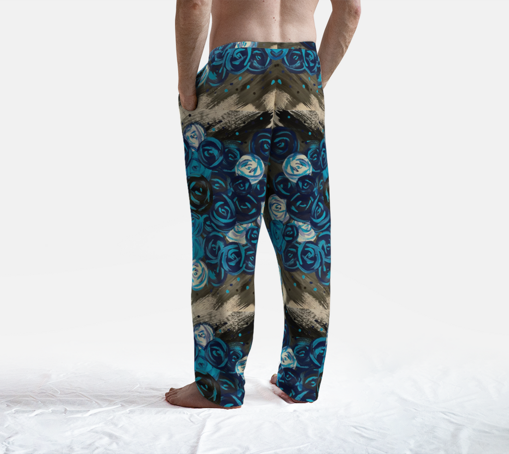 Blue Roses  Lounge Pants