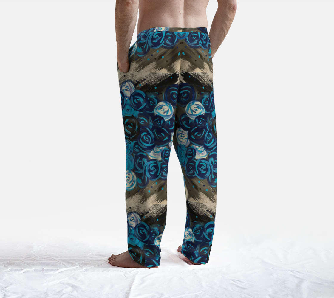 Blue Roses  Lounge Pants