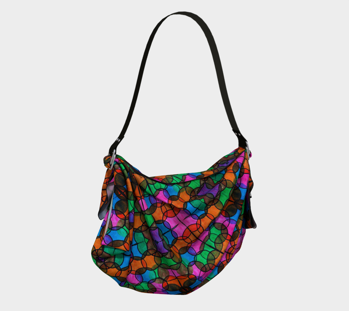 Stain Glass Origami Tote