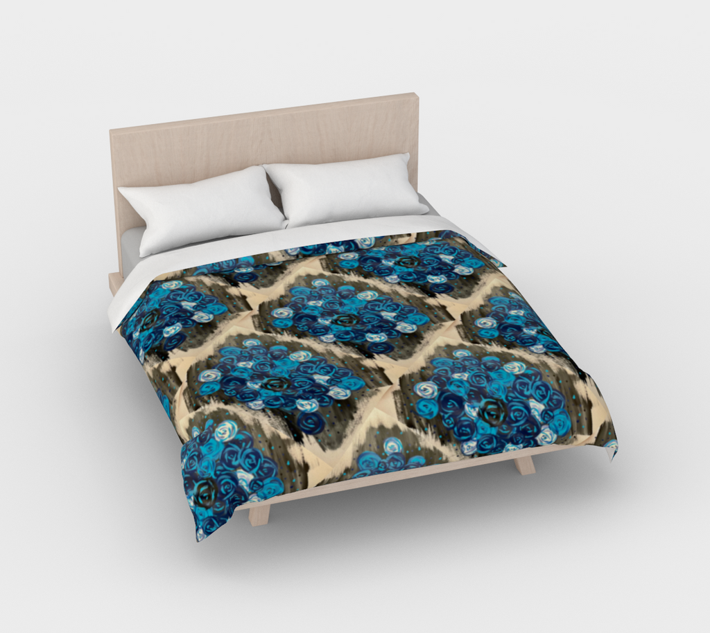 Blue Roses Duvet
