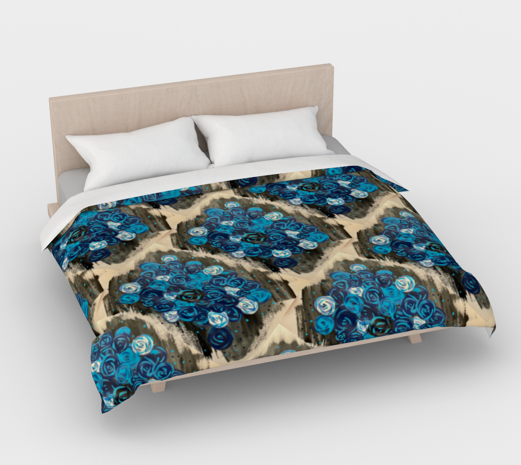 Blue Roses Duvet