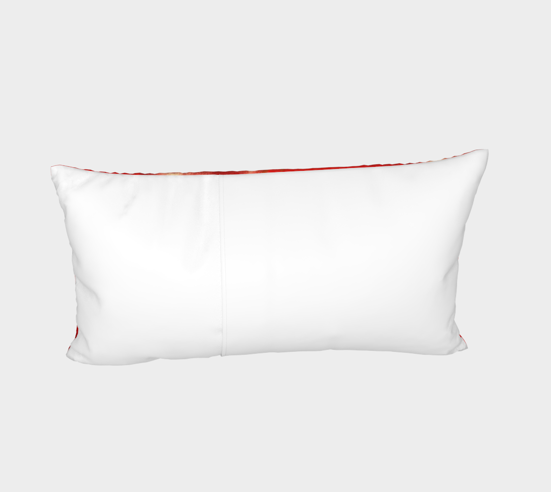 Red Heart Pillow Case