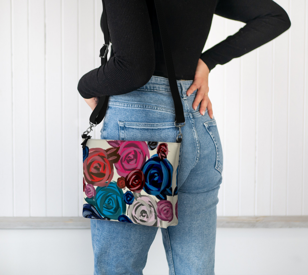 Rose Bouquet VL Crossbody Bag