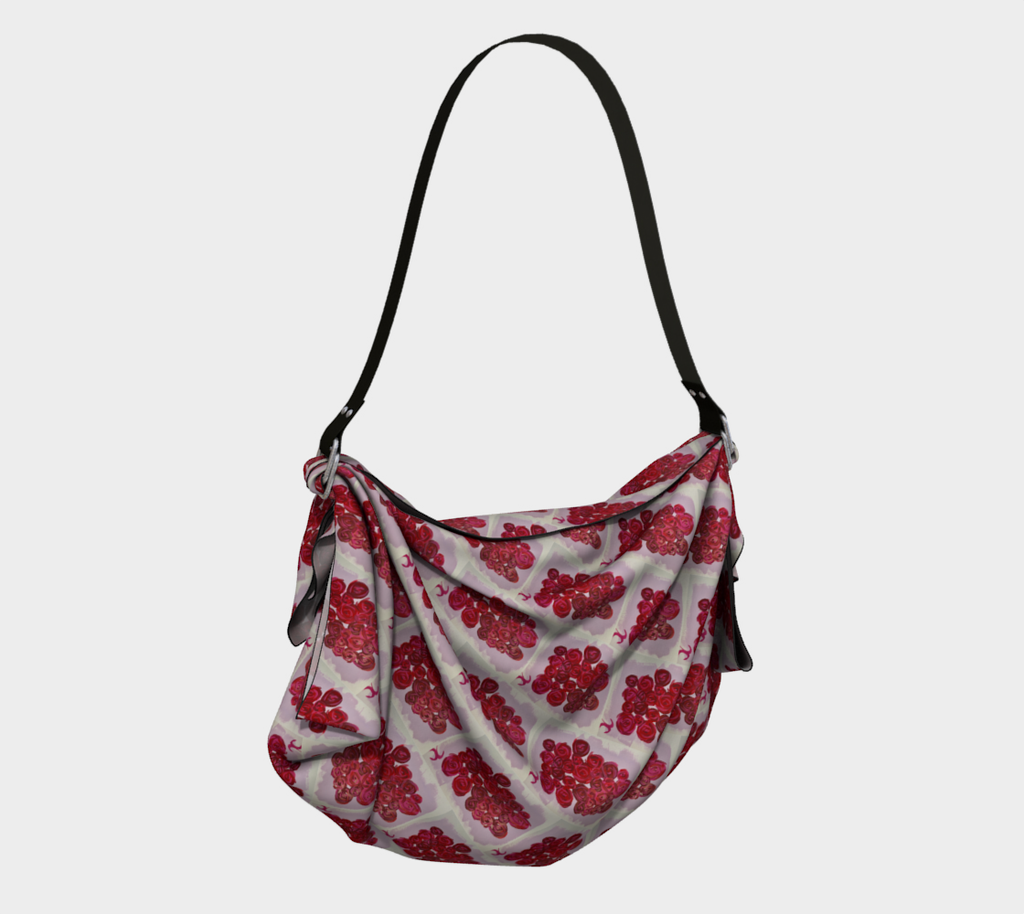 Red Roses Origami Tote