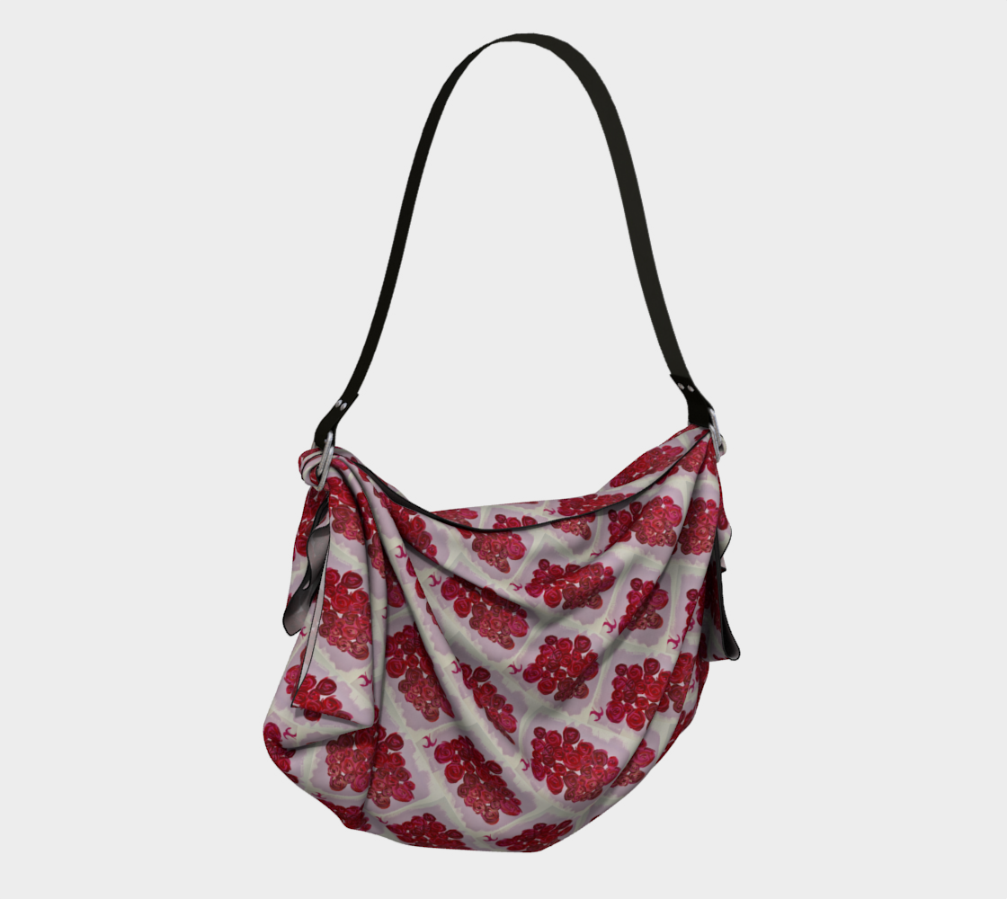 Red Roses Origami Tote