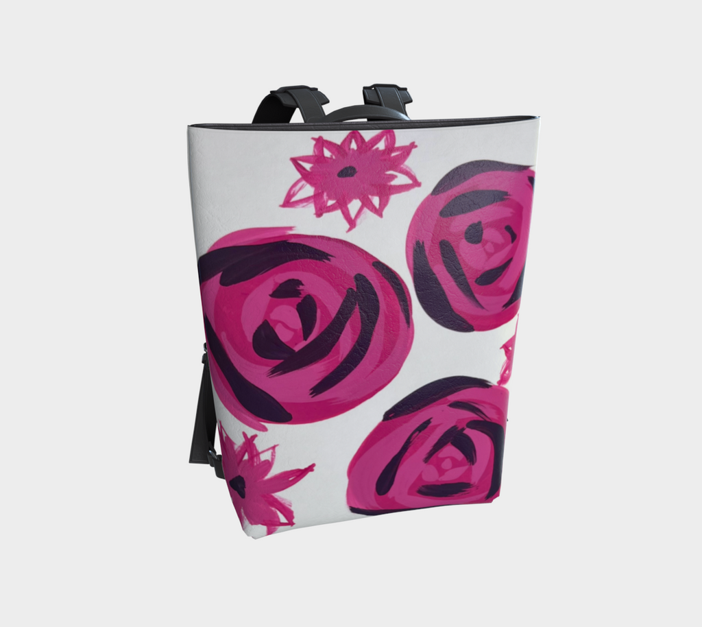 Bold Pink Rose VL Backpack
