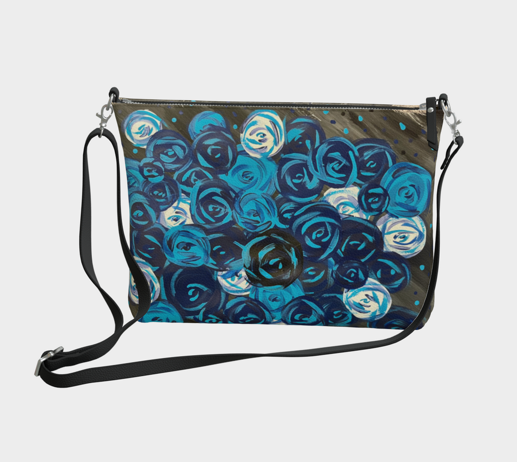 Blue Roses VL Crossbody