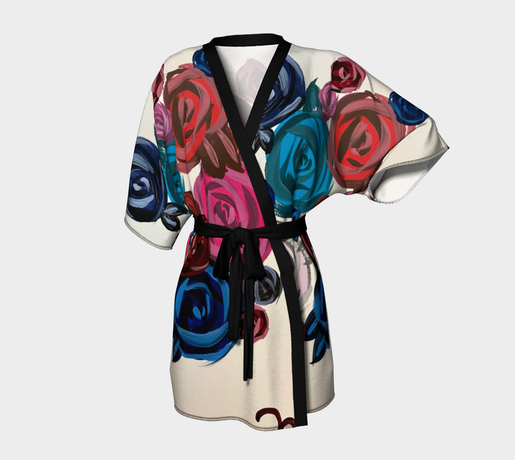 Rose Bouquet Kimono Robe
