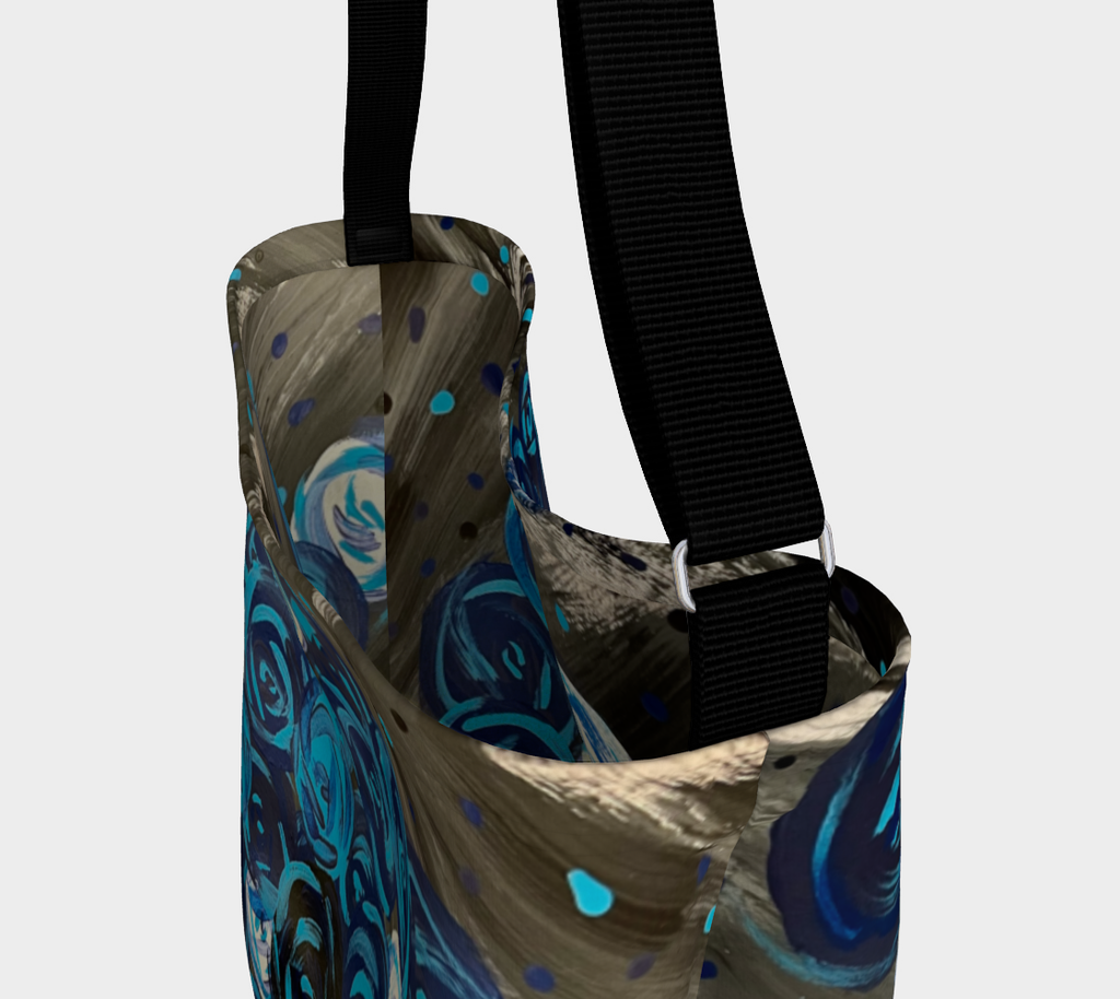 Blue Roses Day Tote