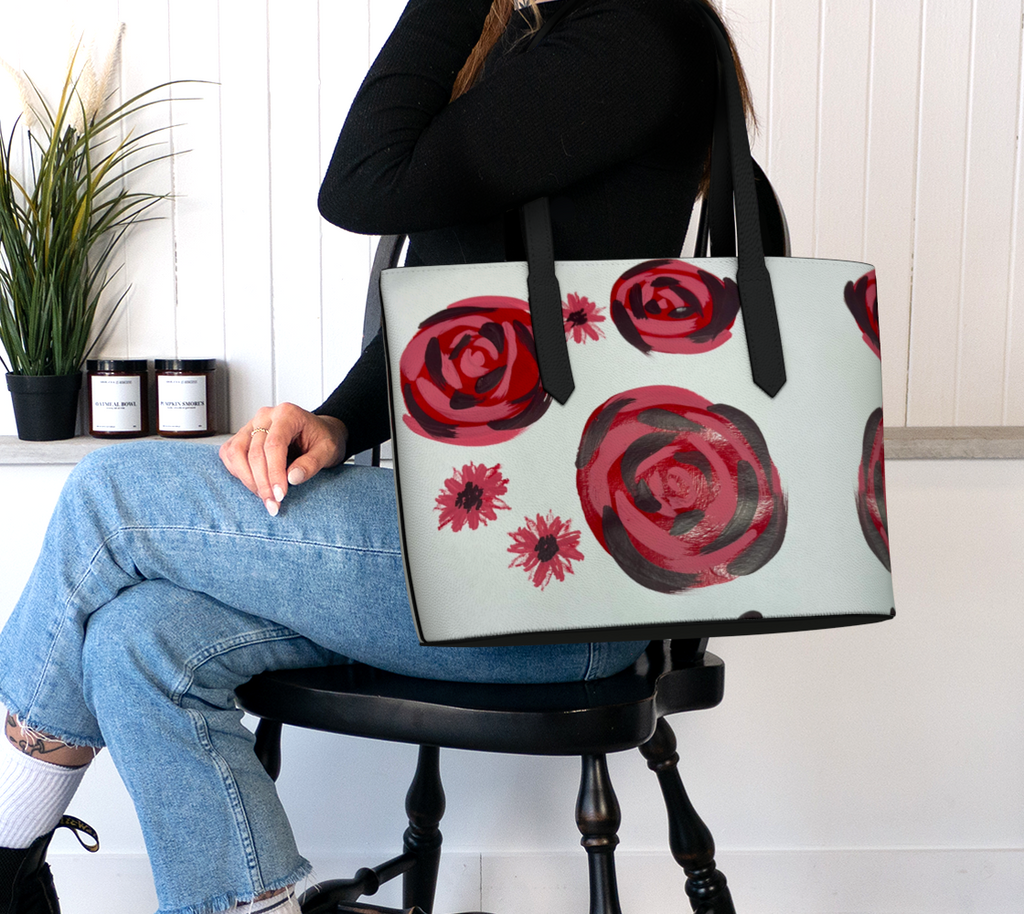 Red Roses VL Tote Bag