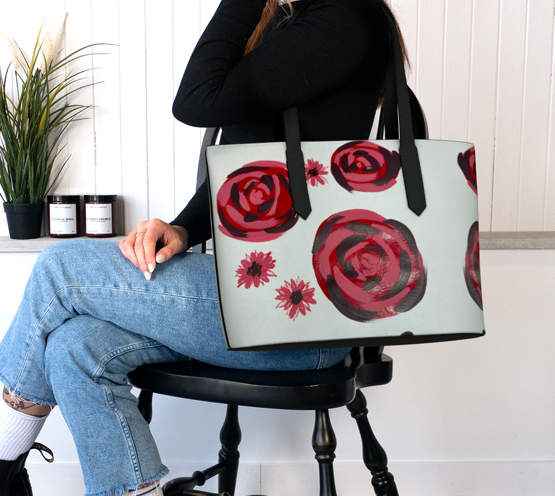 Red Roses VL Tote Bag
