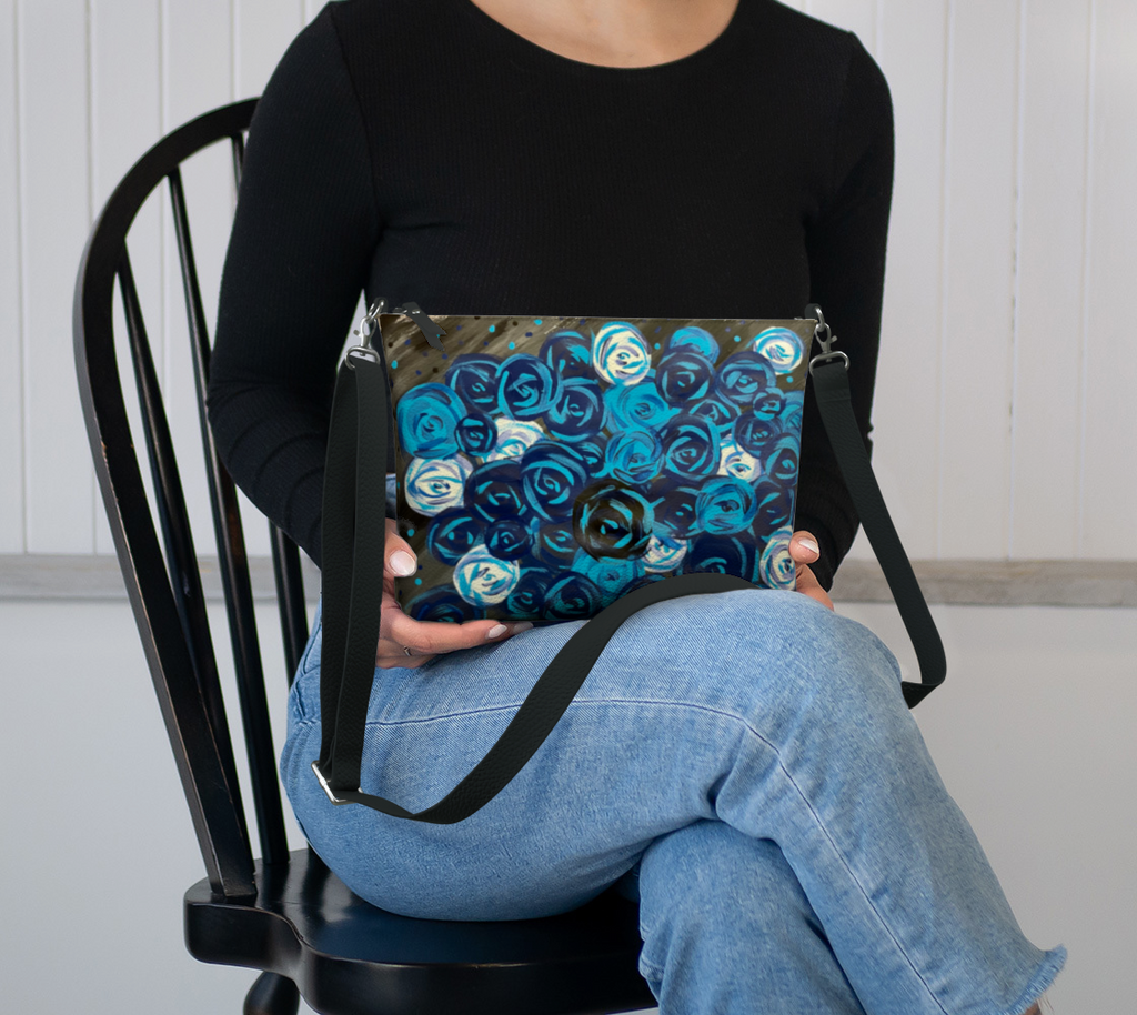 Blue Roses VL Crossbody