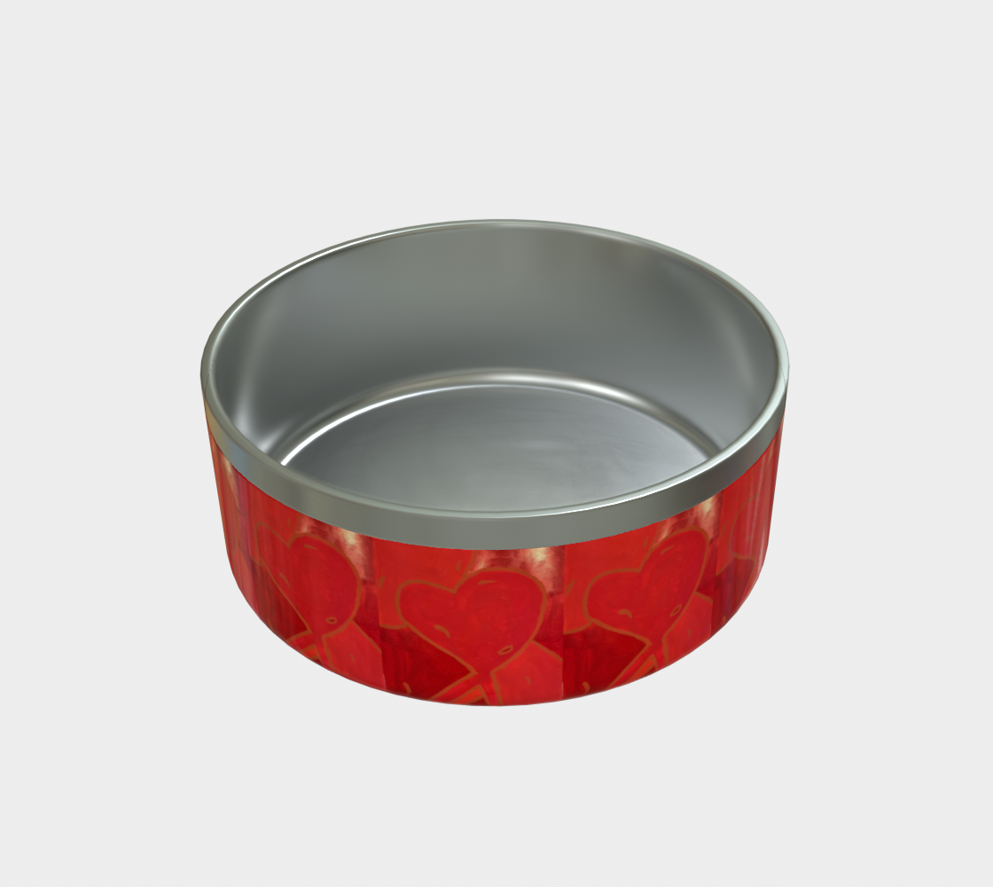 Red Heart Pet Bowl