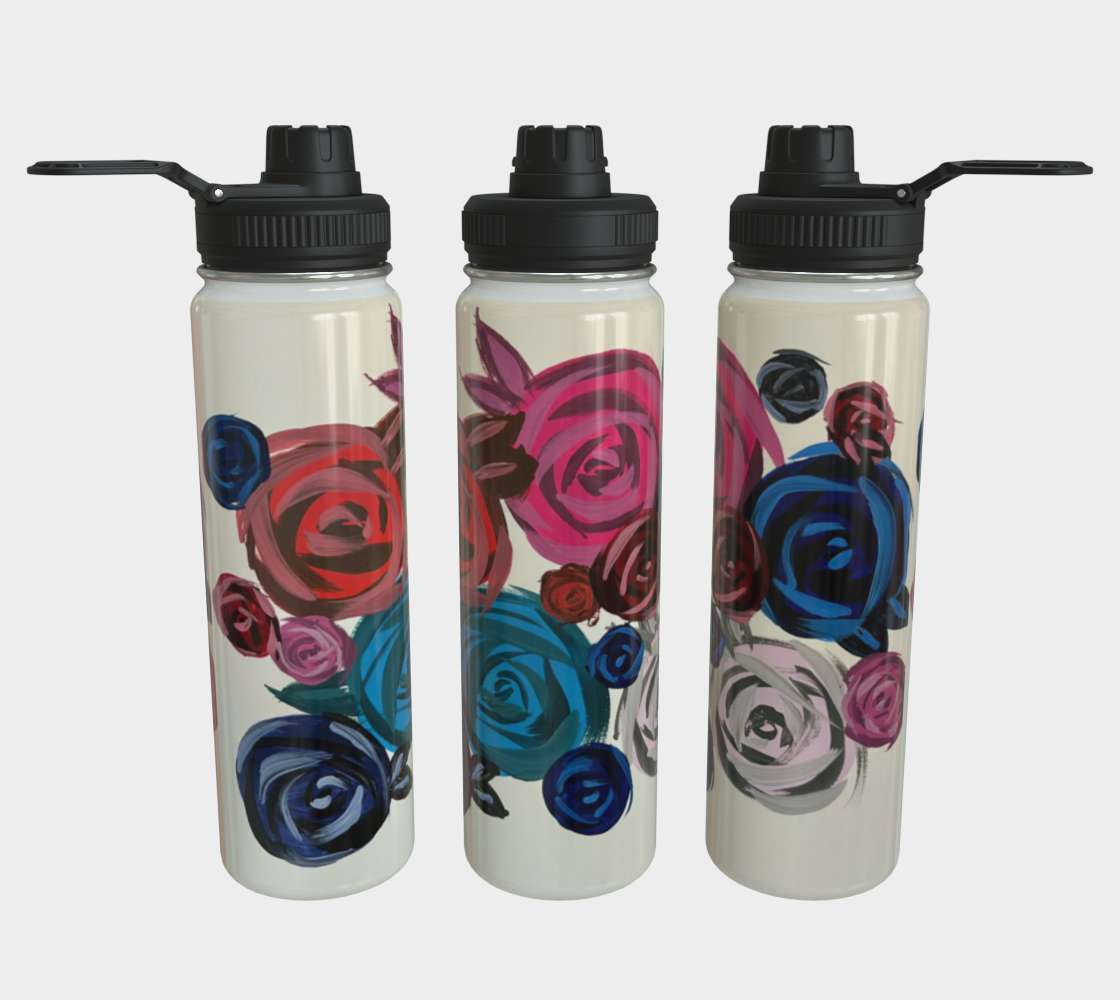 Rose Bouquet Water Bottle