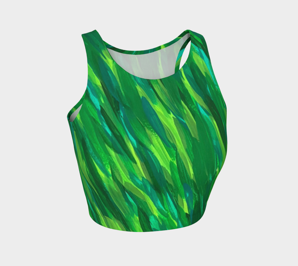 Lush Green  Athletic Top