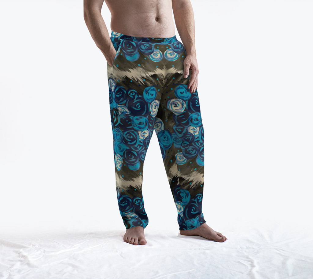 Blue Roses  Lounge Pants
