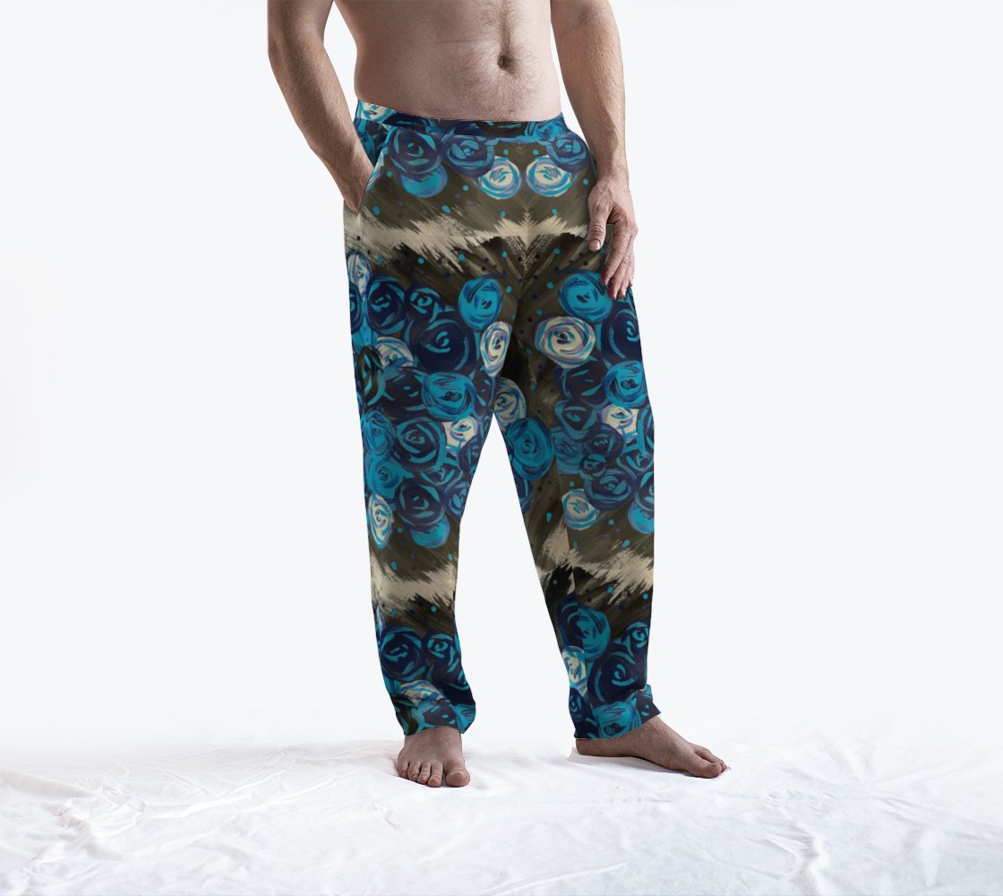 Blue Roses  Lounge Pants