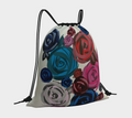 Rose Bouquet Drawstring Bag
