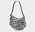 Deep Blue Roses Origami Tote