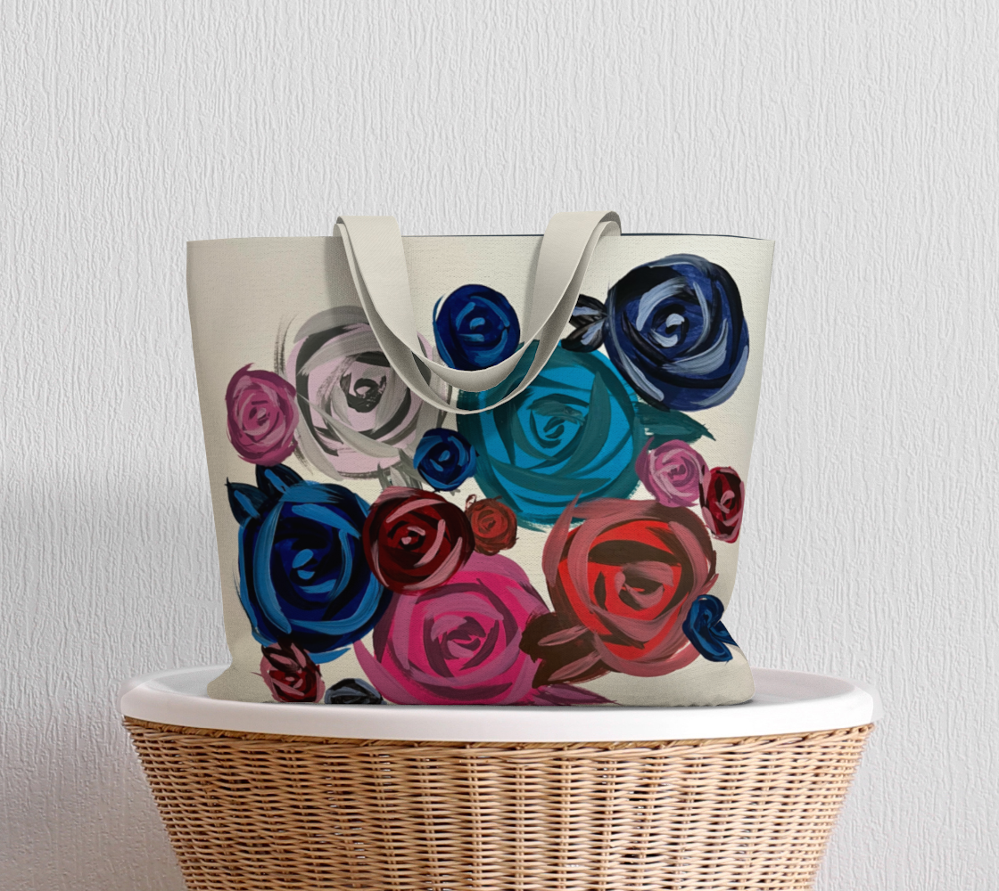 Rose Bouquet Tote Bag