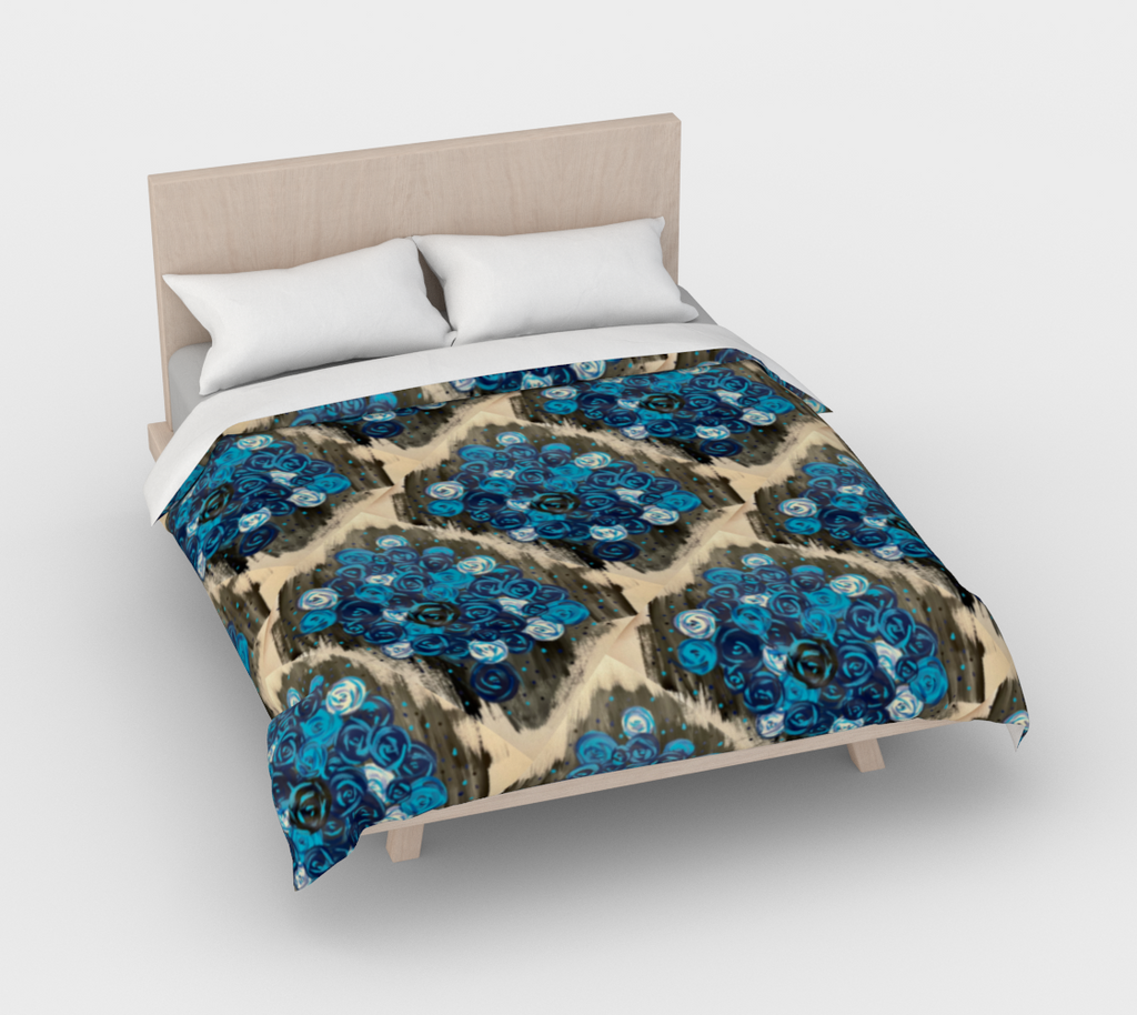 Blue Roses Duvet