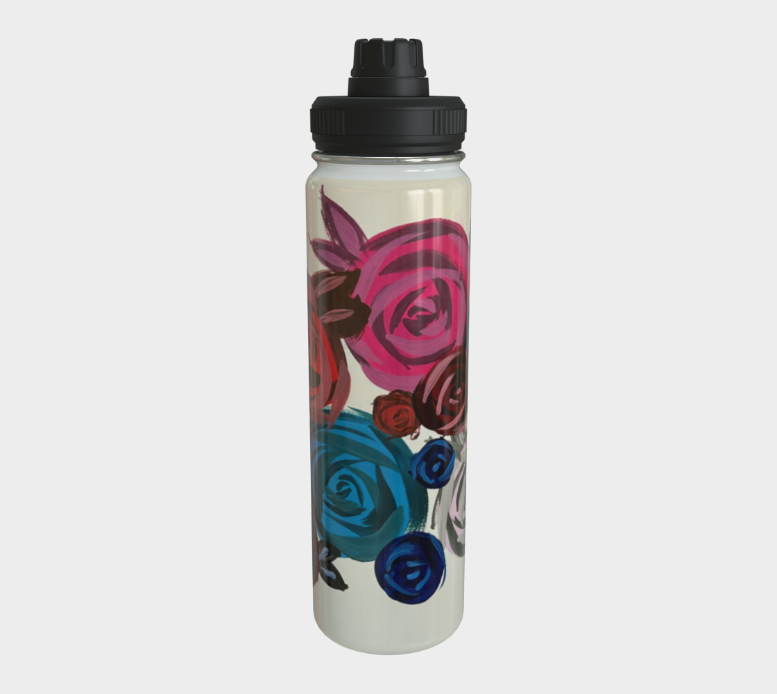 Rose Bouquet Water Bottle