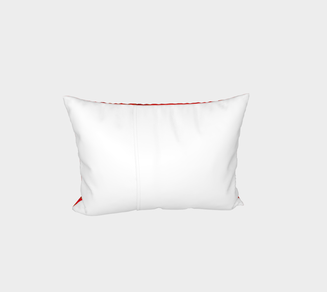 Red Heart Pillow Case
