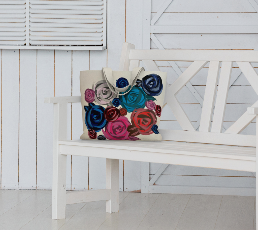 Rose Bouquet Tote Bag