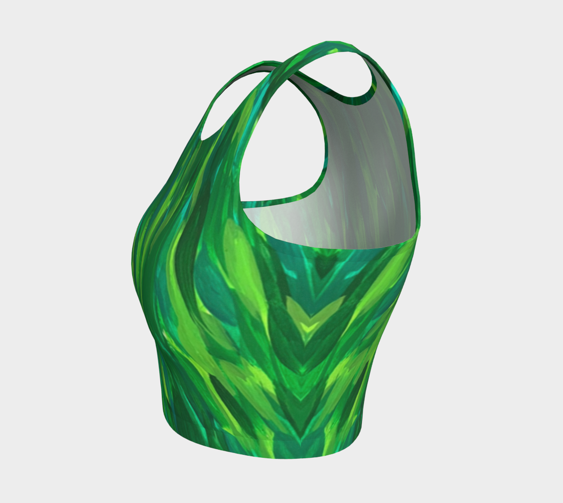 Lush Green  Athletic Top