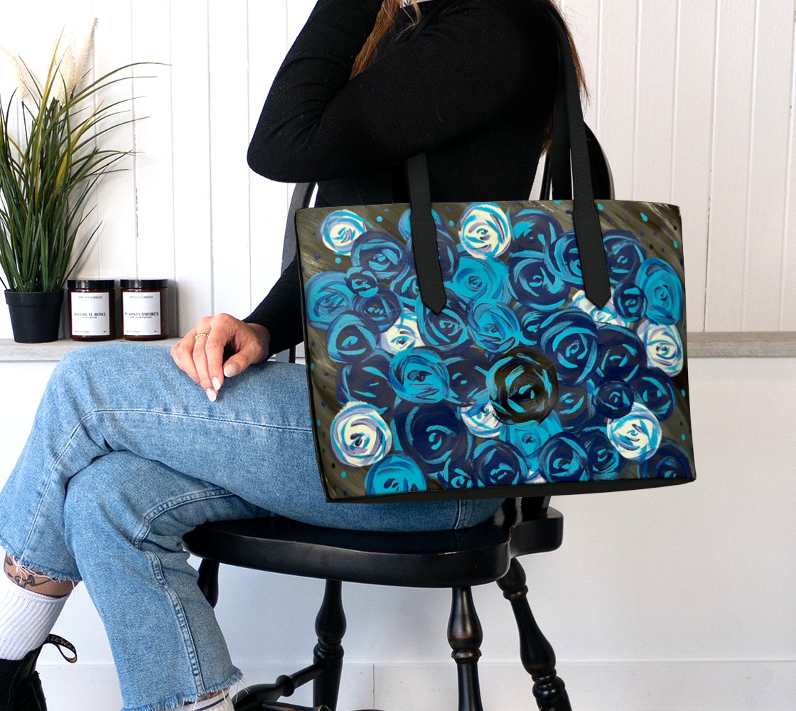 Blue Roses VL Tote