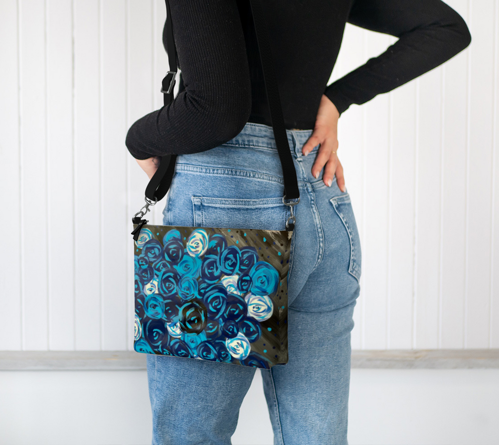 Blue Roses VL Crossbody