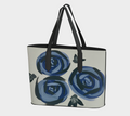 Deep Blue Roses VL Tote Bag