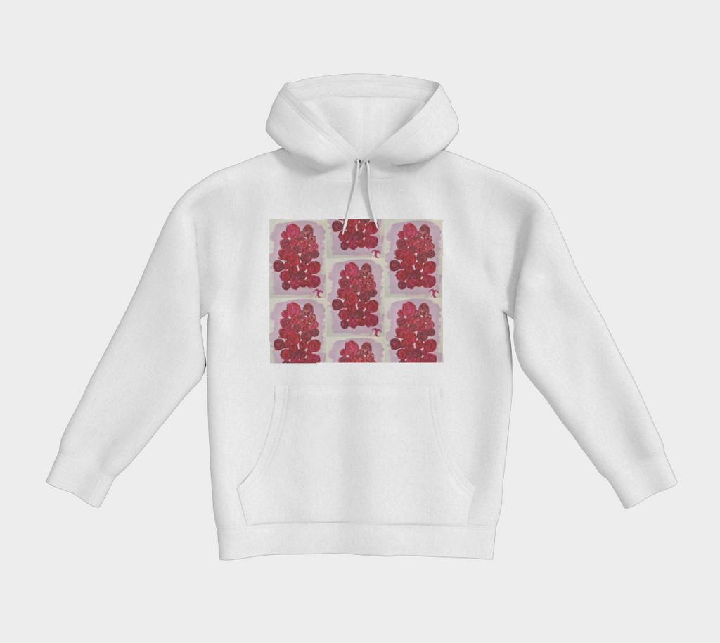 Red Roses Pullover Hoodie