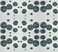 Monochrome Roses Fabric