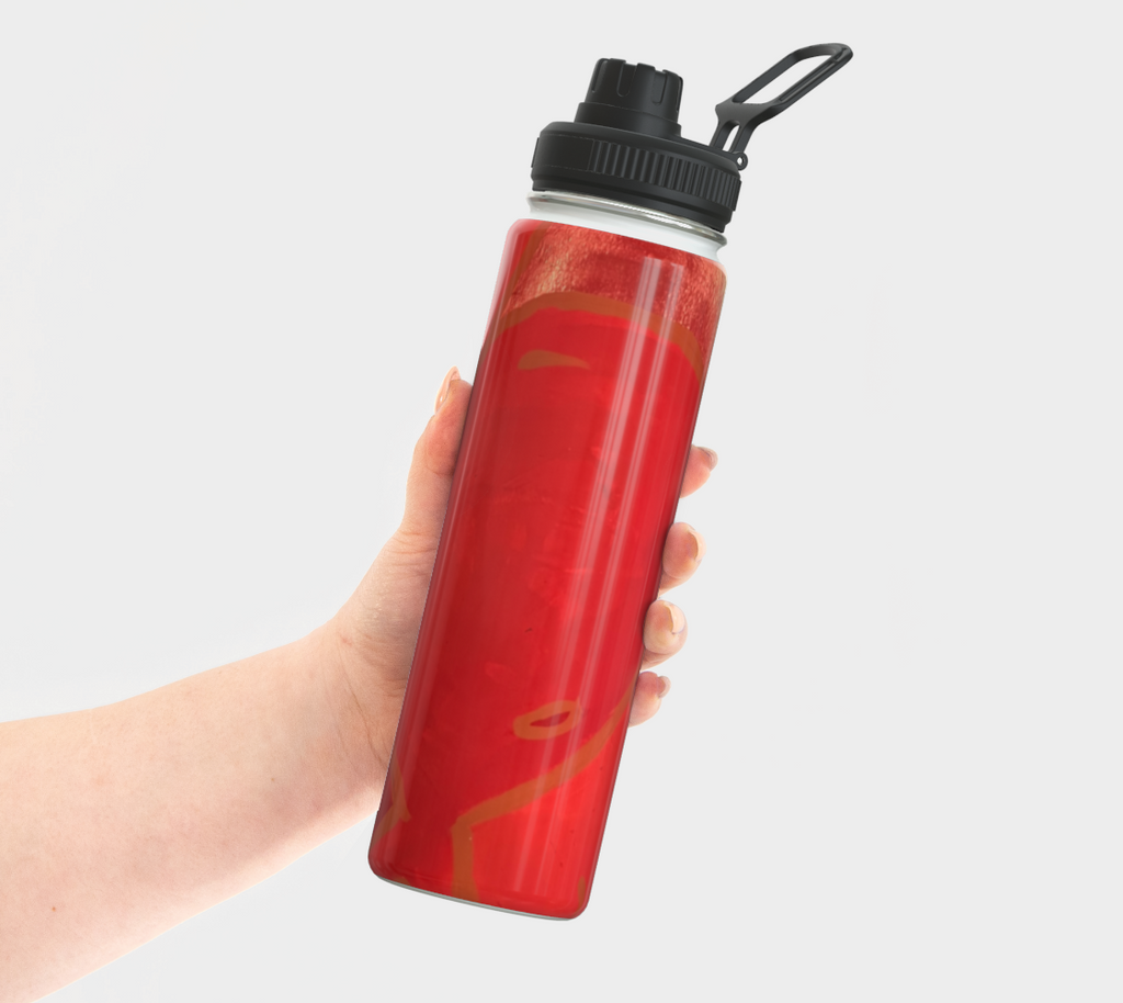Red Heart Water Bottle
