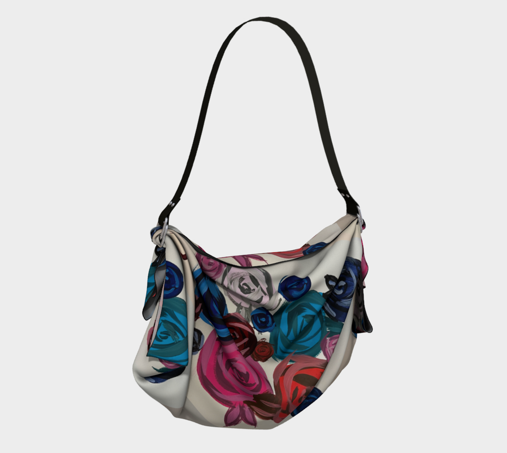 Rose Bouquet Origami Tote