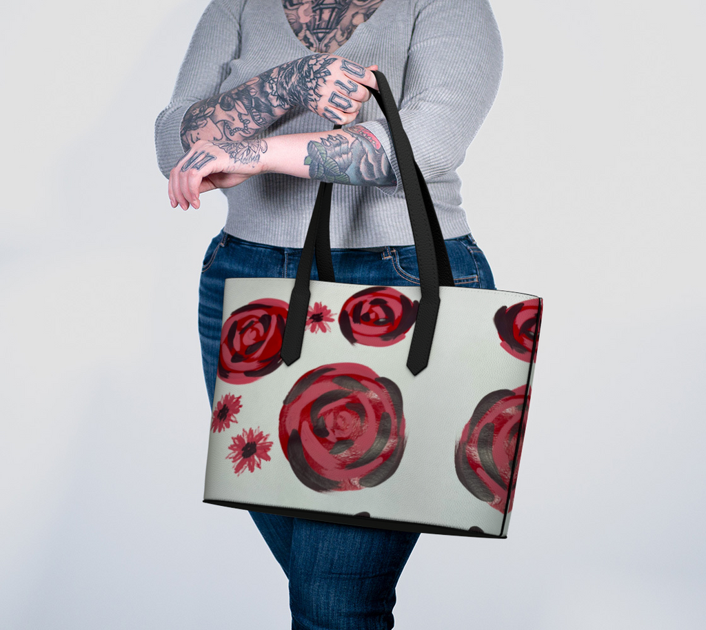 Red Roses VL Tote Bag