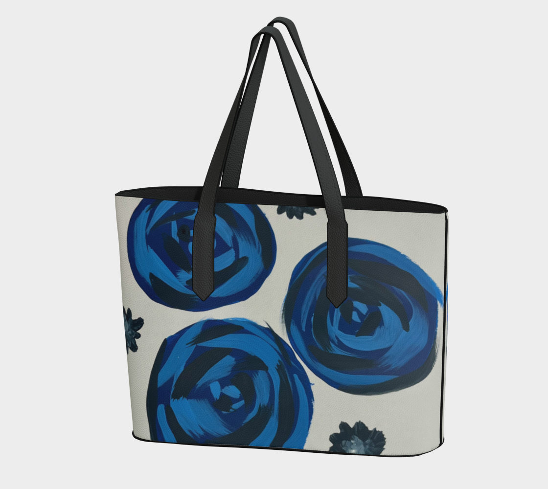 Blue Roses VL Tote Bag