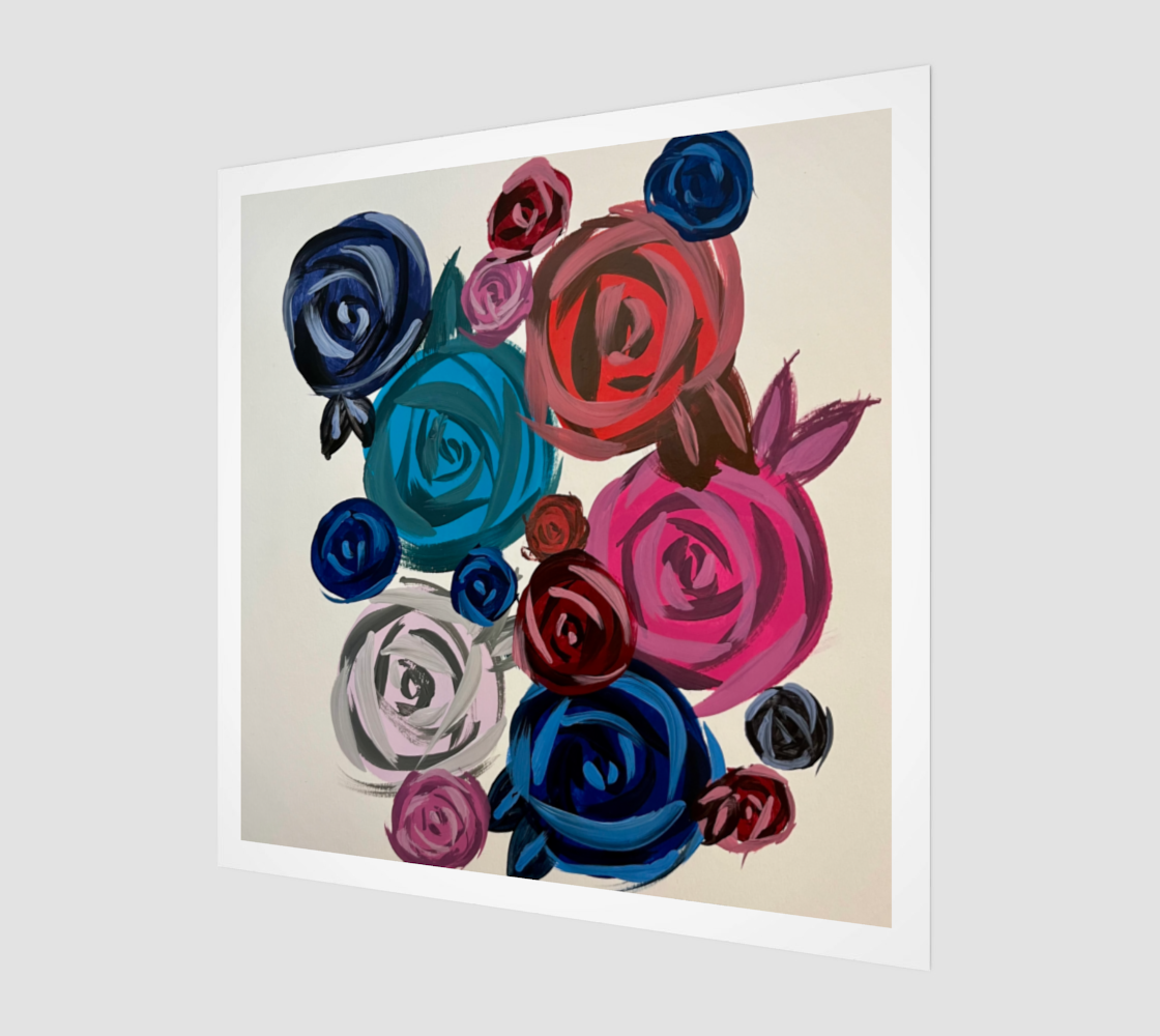 Rose Bouquet Print