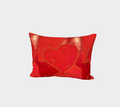 Red Heart Pillow Case