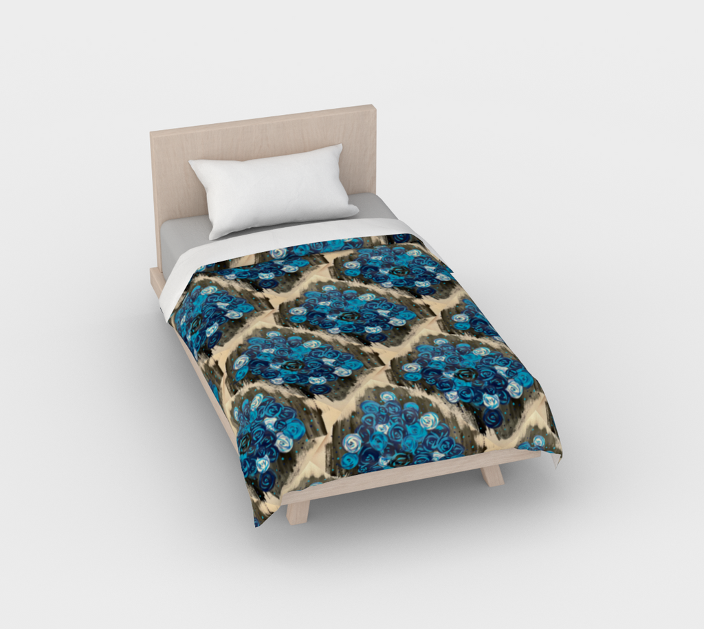 Blue Roses Duvet