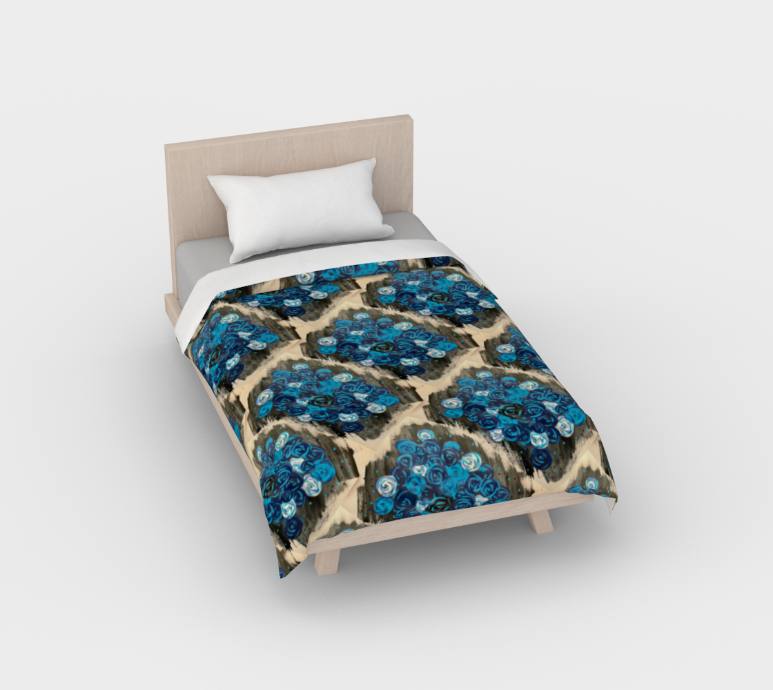 Blue Roses Duvet