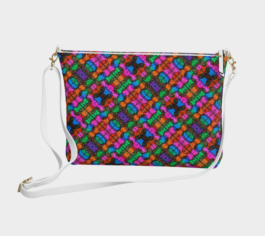 Stain Glass VL Crossbody Patterned W