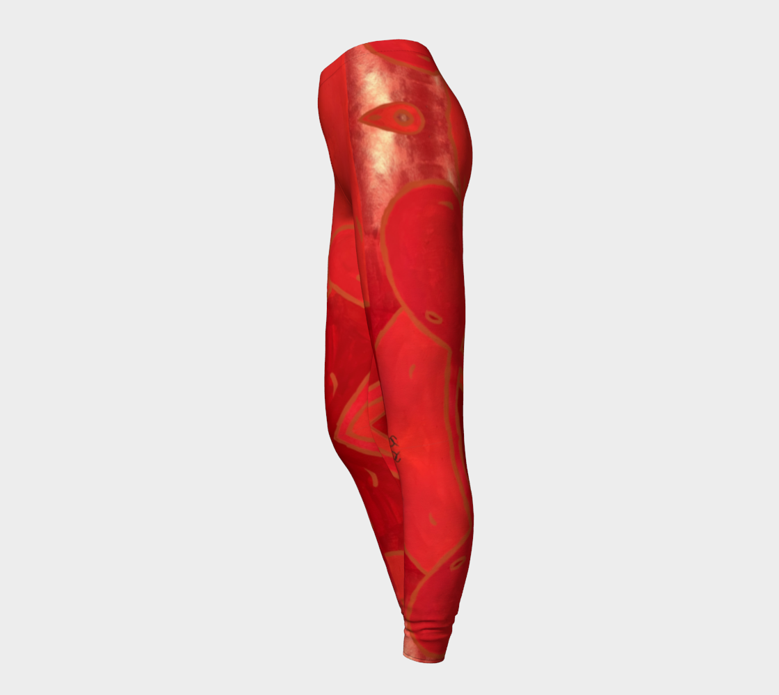Red Heart Leggings
