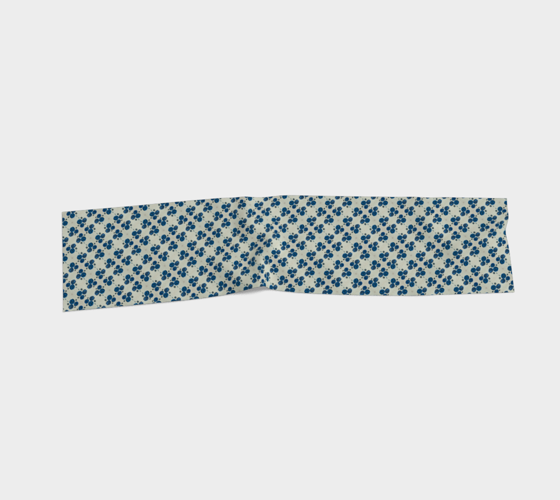 Blue Roses Scarf