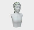 Deep Blue Roses Scarf